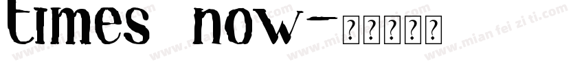times now字体转换